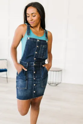 Agnes Denim Overall Dress - Judy Blue