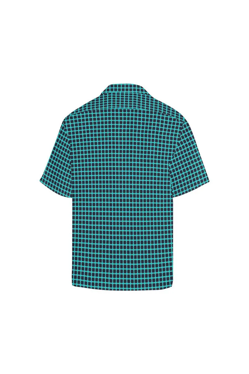 Aqua Matrix Hawaiian Shirt