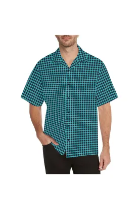 Aqua Matrix Hawaiian Shirt