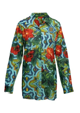 Aqua Rose KikiSol Boyfriend Shirt