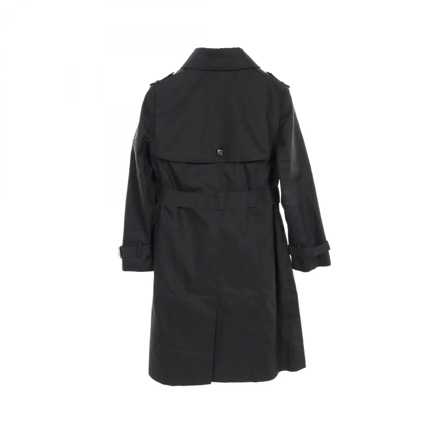 Aquascutum Cotton Trench Coat Black