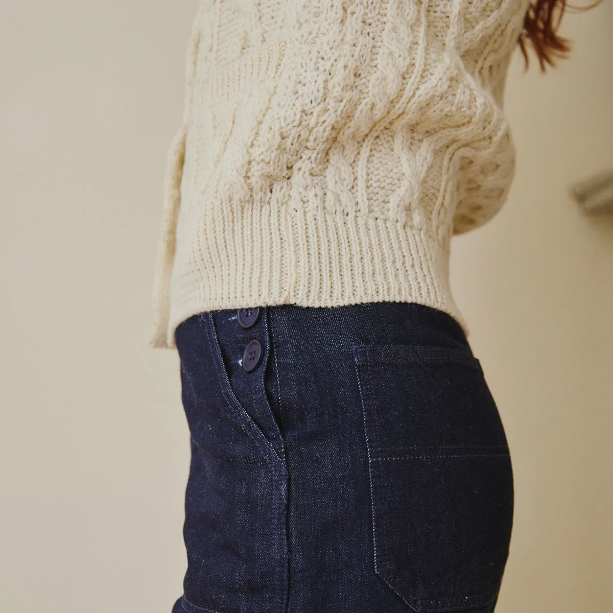 Aran Cardigan - Cream