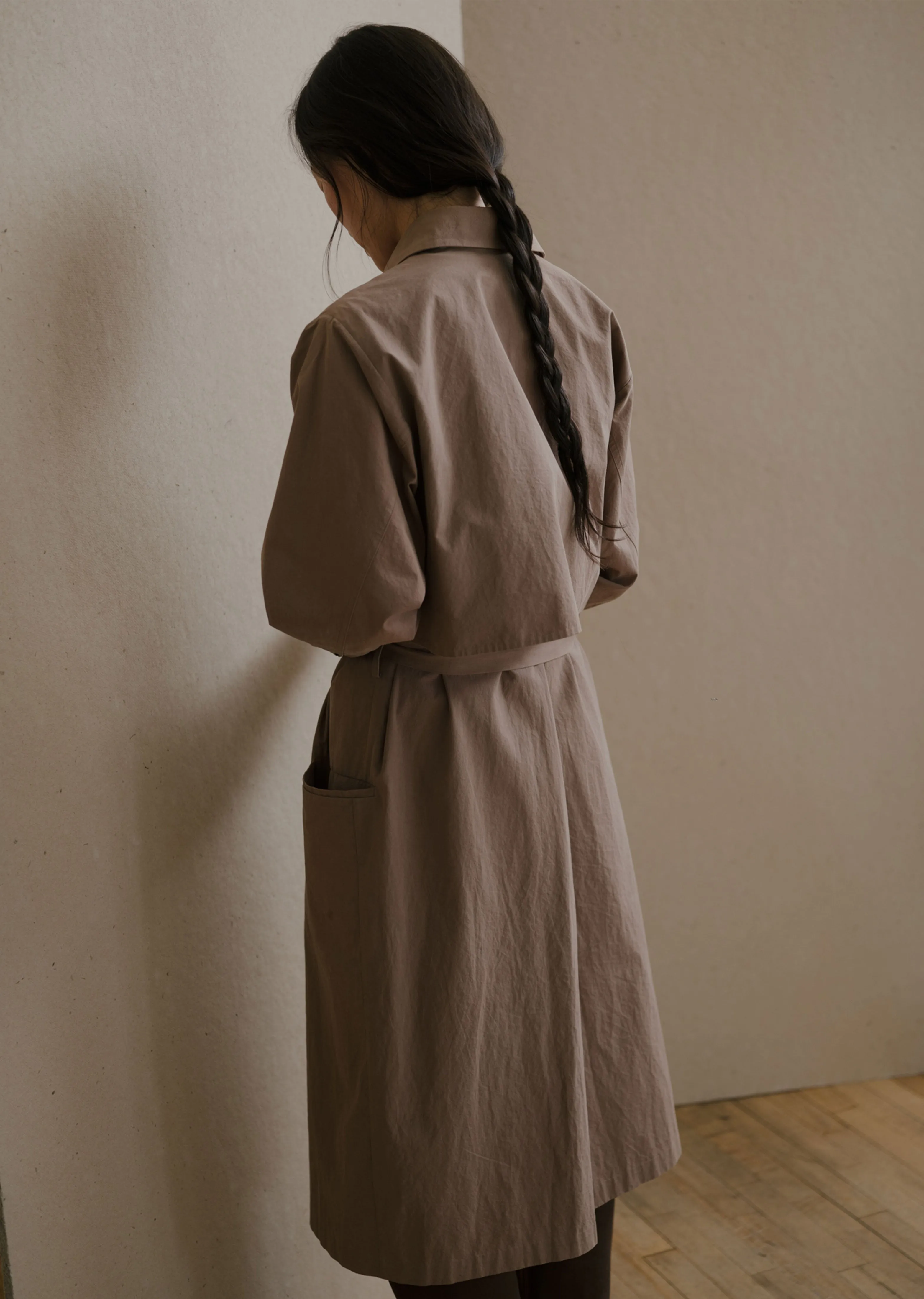 Artist Cotton Trench Coat