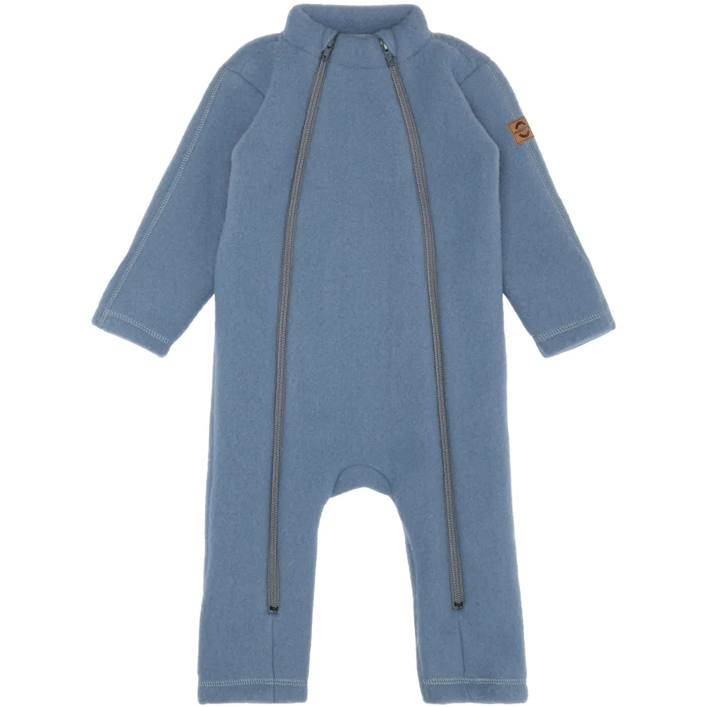 Baby Wool Suit Double Zip - Flint Stone