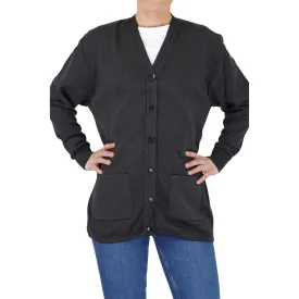 Balmoral Women V-Neck Wool Mix Pocket Button Cardigan