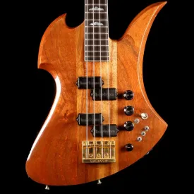 B.C. Rich Mockingbird Supreme Koa Bass Natural 1986