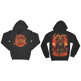 BLACK ZIP HOODY MAGMA LORD