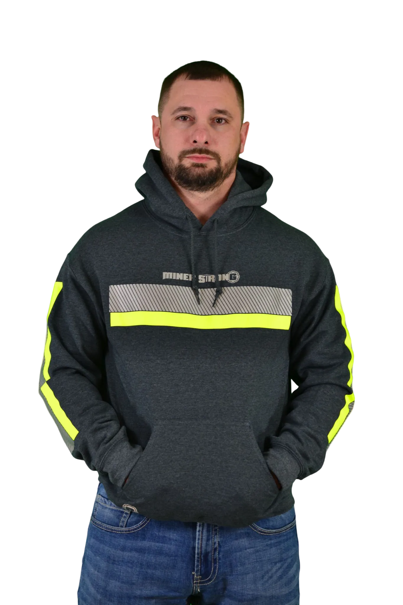 Blemished Miner Strong Reflective Hoodie