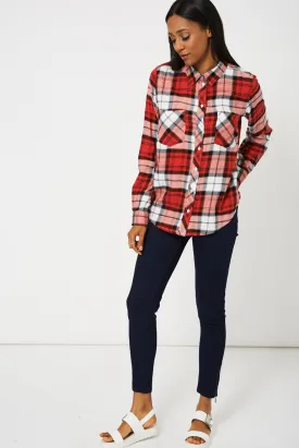 Boyfriend Style Check Shirt