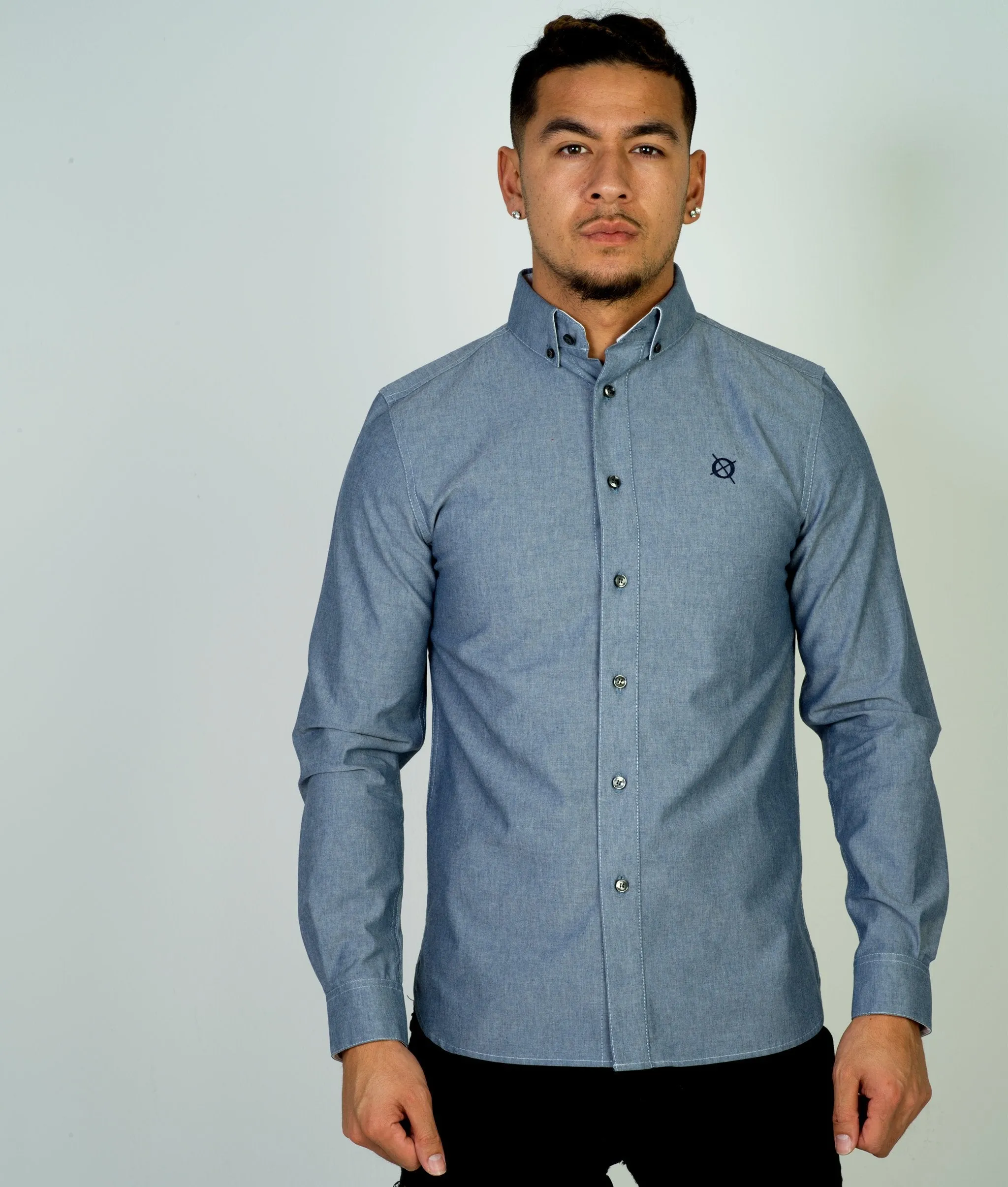 Bridge Shirt - Light Blue Chambray | By Cro'Jack