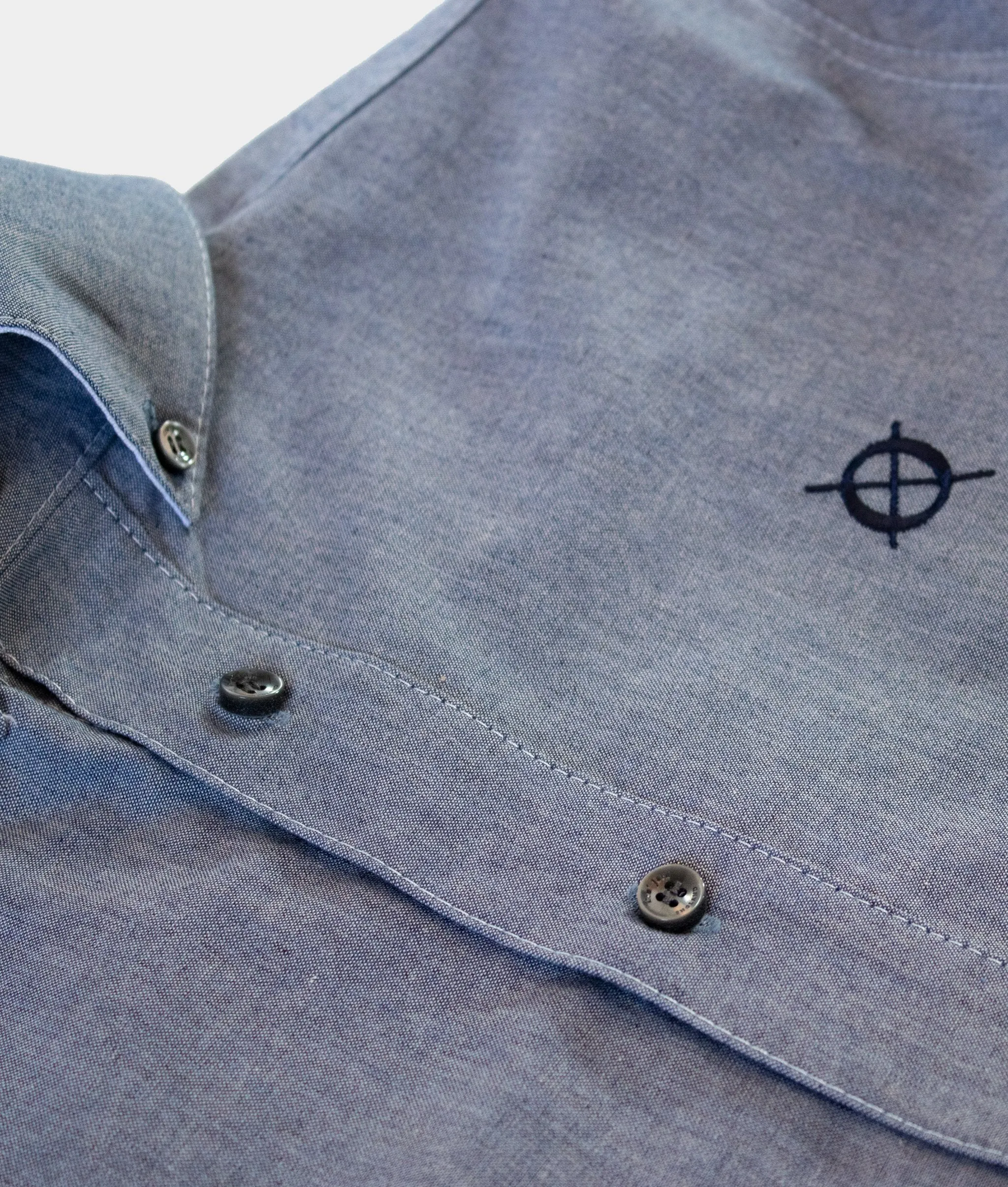 Bridge Shirt - Light Blue Chambray | By Cro'Jack