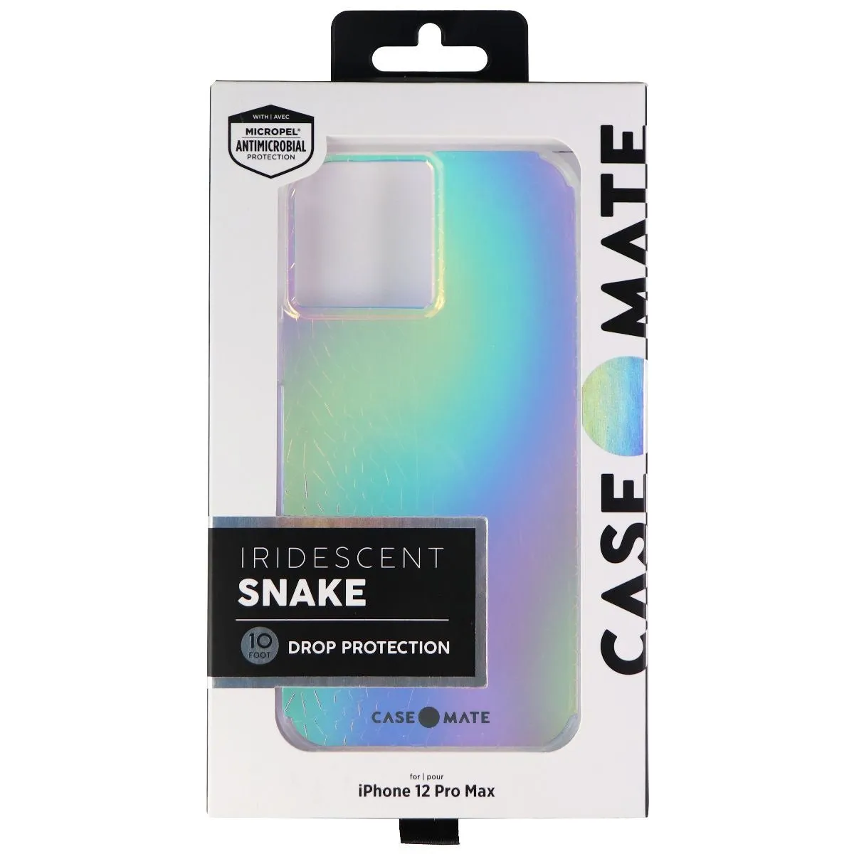 Case-Mate Hardshell Case for iPhone 12 Pro Max - Iridescent Snake