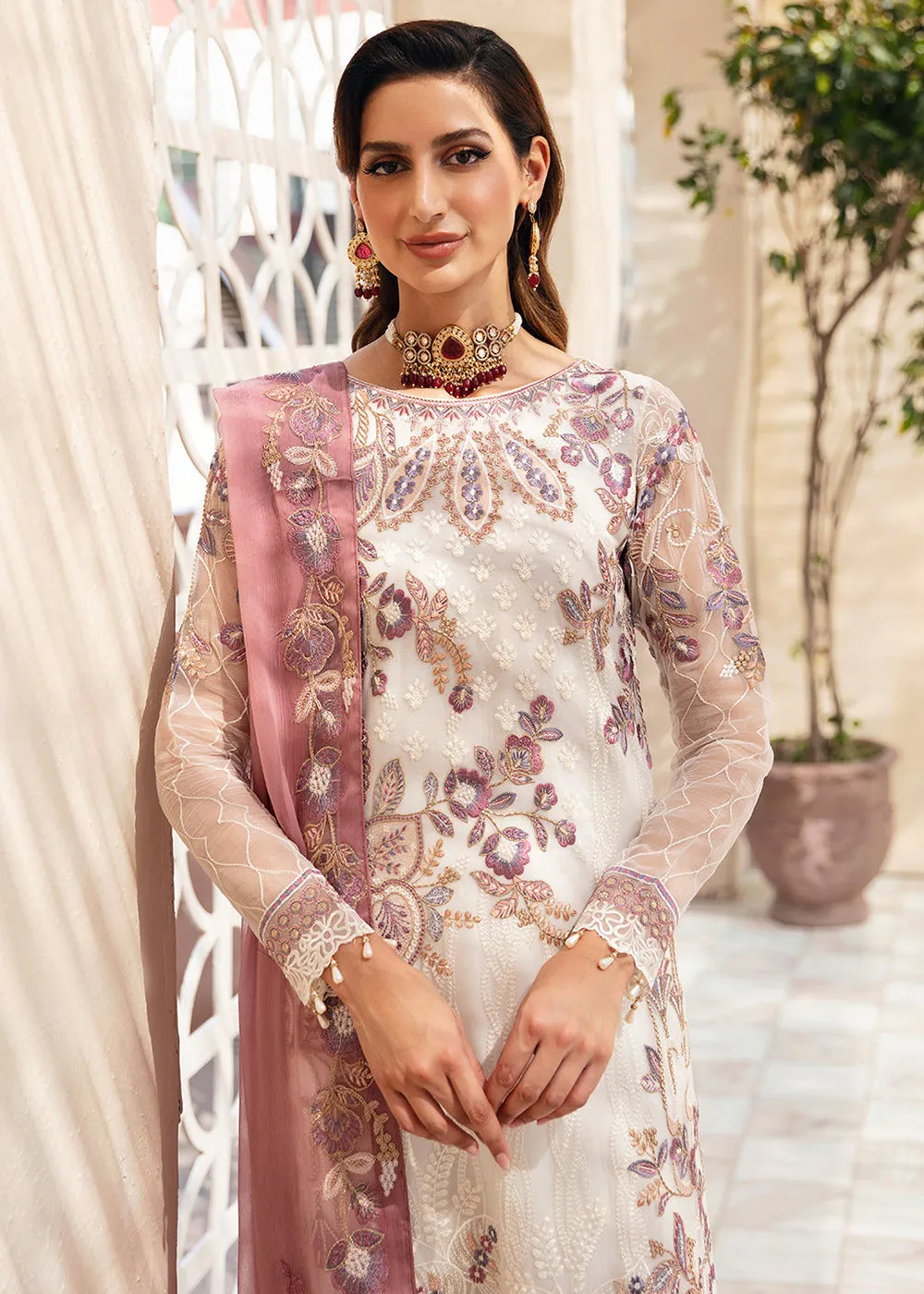 Chevron Luxury Chiffon Collection 24 by Ramsha | A-902