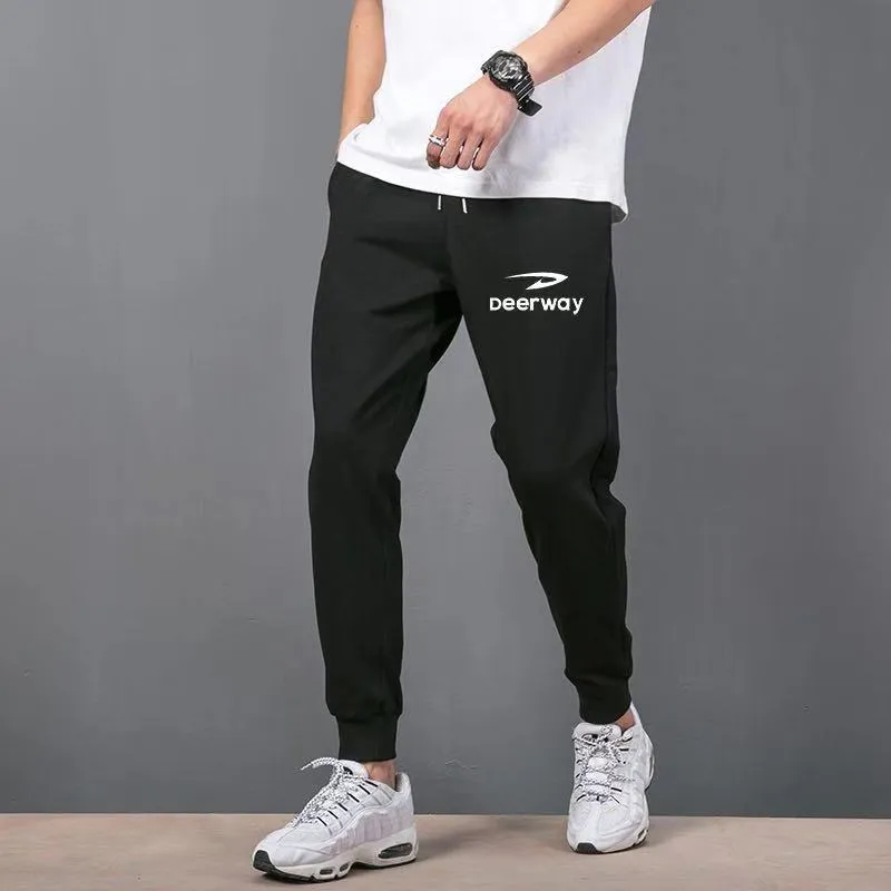 Closing loose leg pants men sweatpants