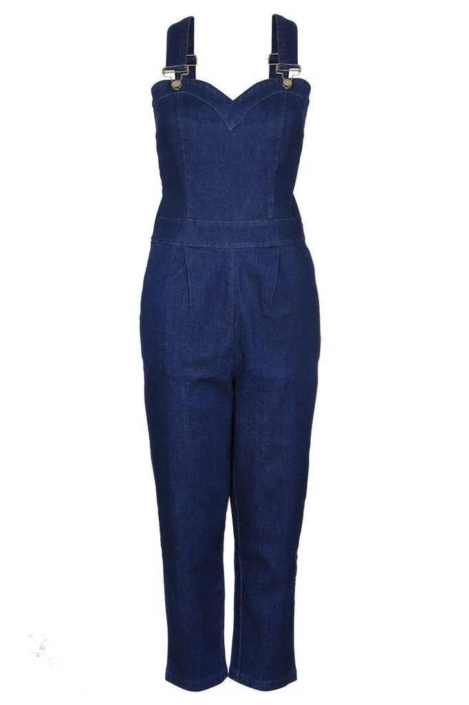 Connie Fitted Capri Overalls