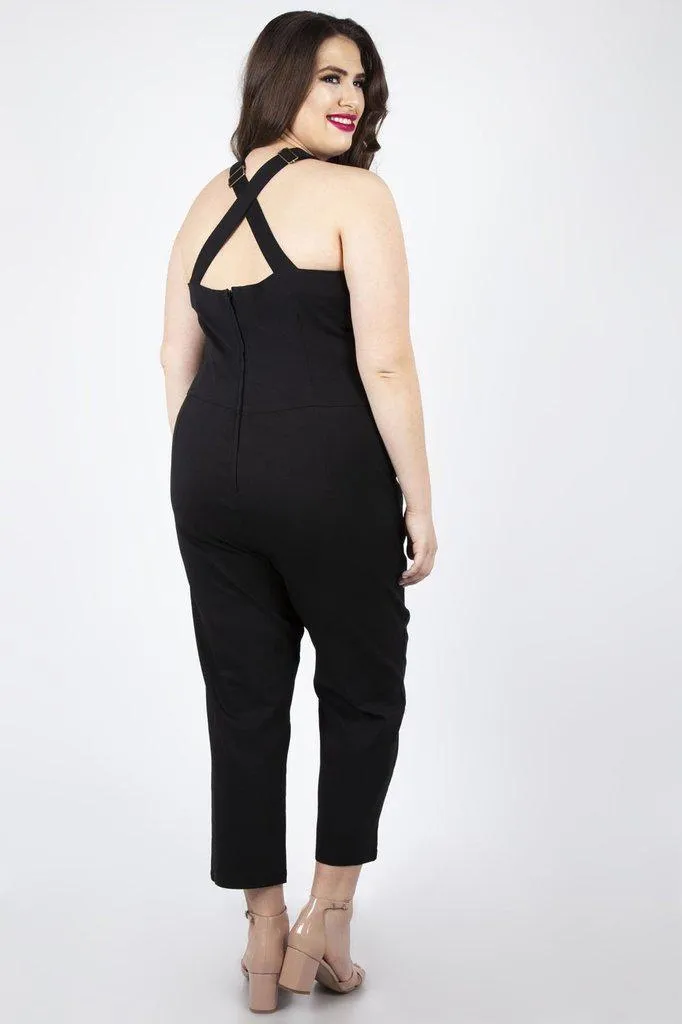 Connie Fitted Capri Overalls