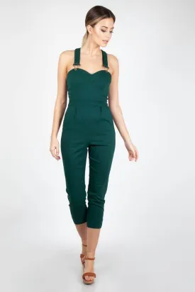 Connie Fitted Capri Overalls