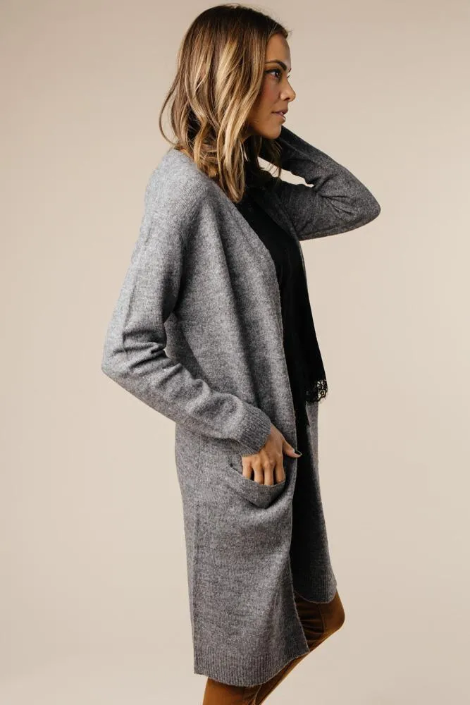 Dakota Charcoal Cardigan