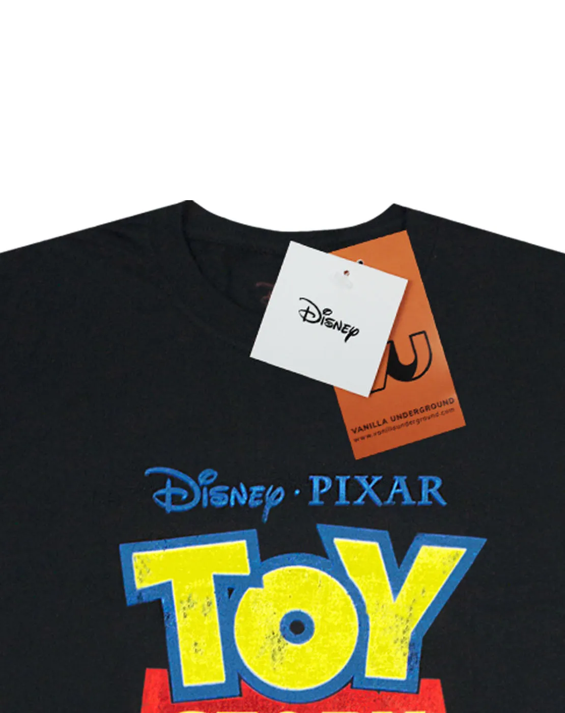 Disney Pixar Toy Story Distressed Logo Women's Boyfriend Fit T-Shirt