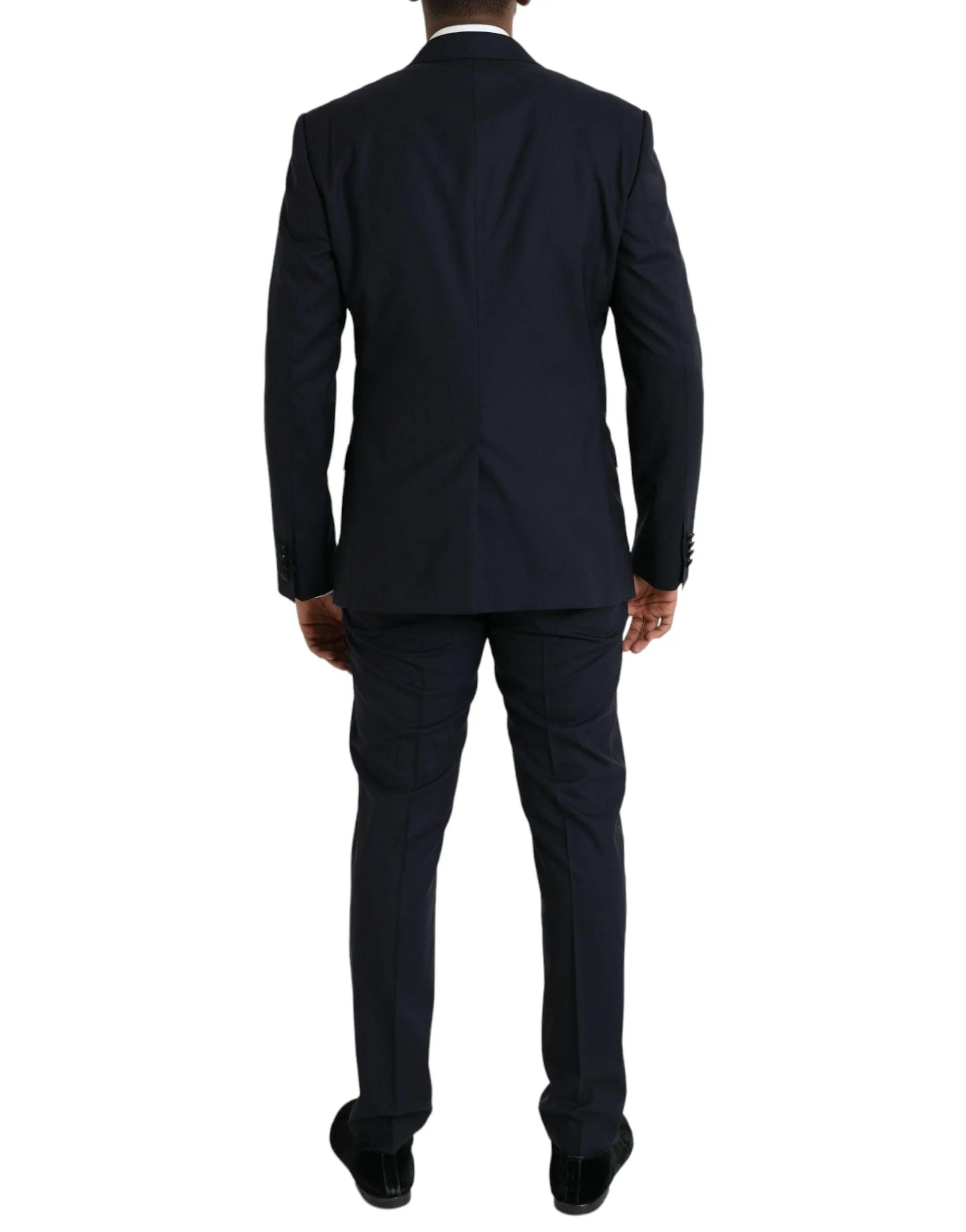 Dolce & Gabbana Dark Blue Formal Three Piece Suit