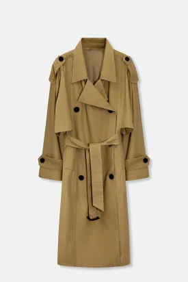 DOUBLE-BREASTED CLASSIC TRENCH COAT