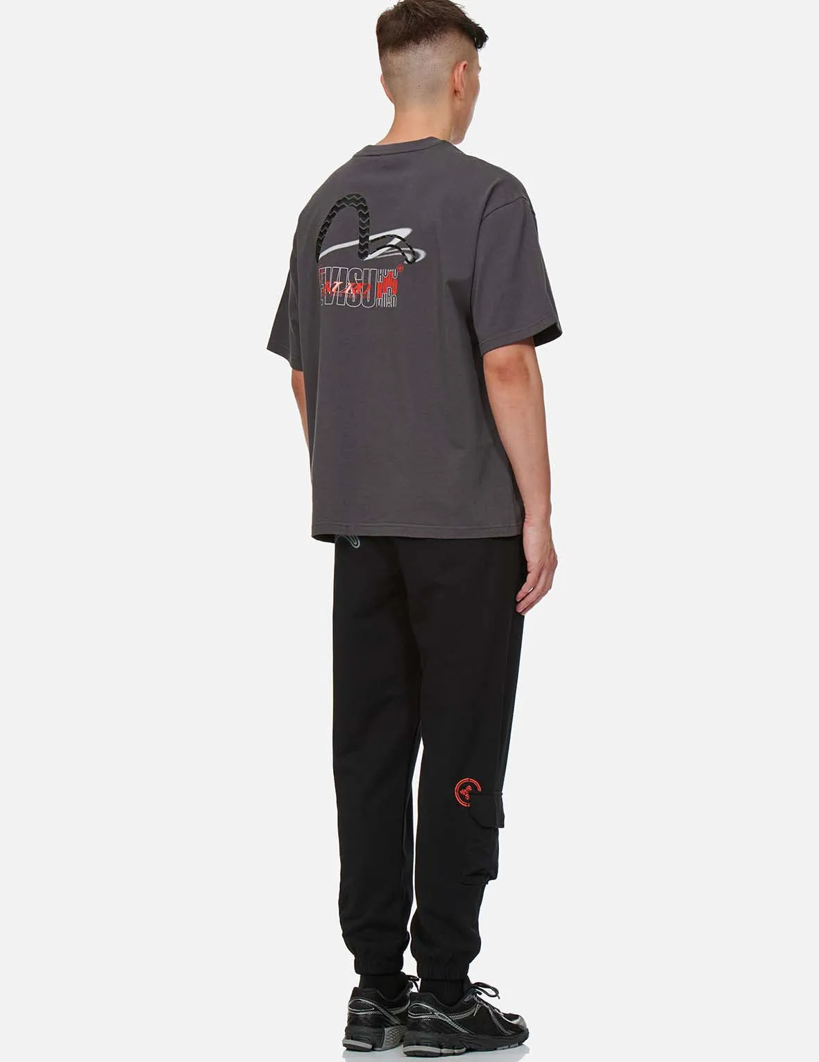 Eclipse Seagull Print Cargo Sweatpants