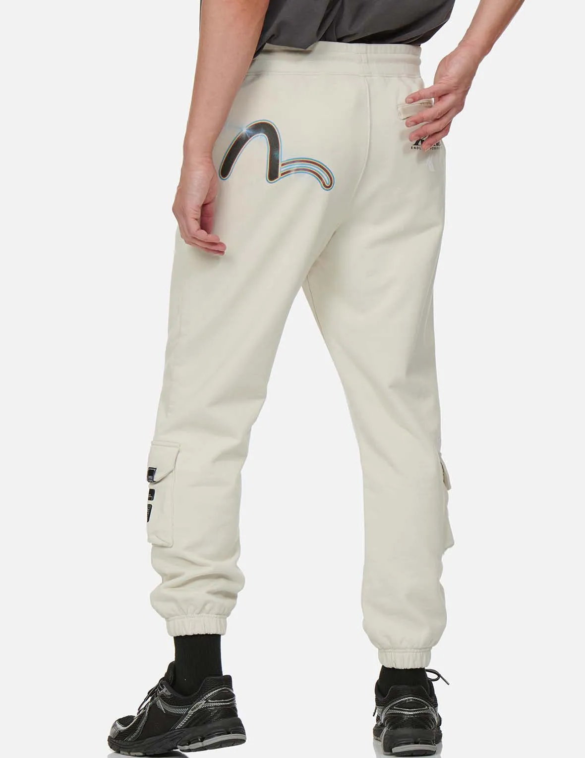 Eclipse Seagull Print Cargo Sweatpants