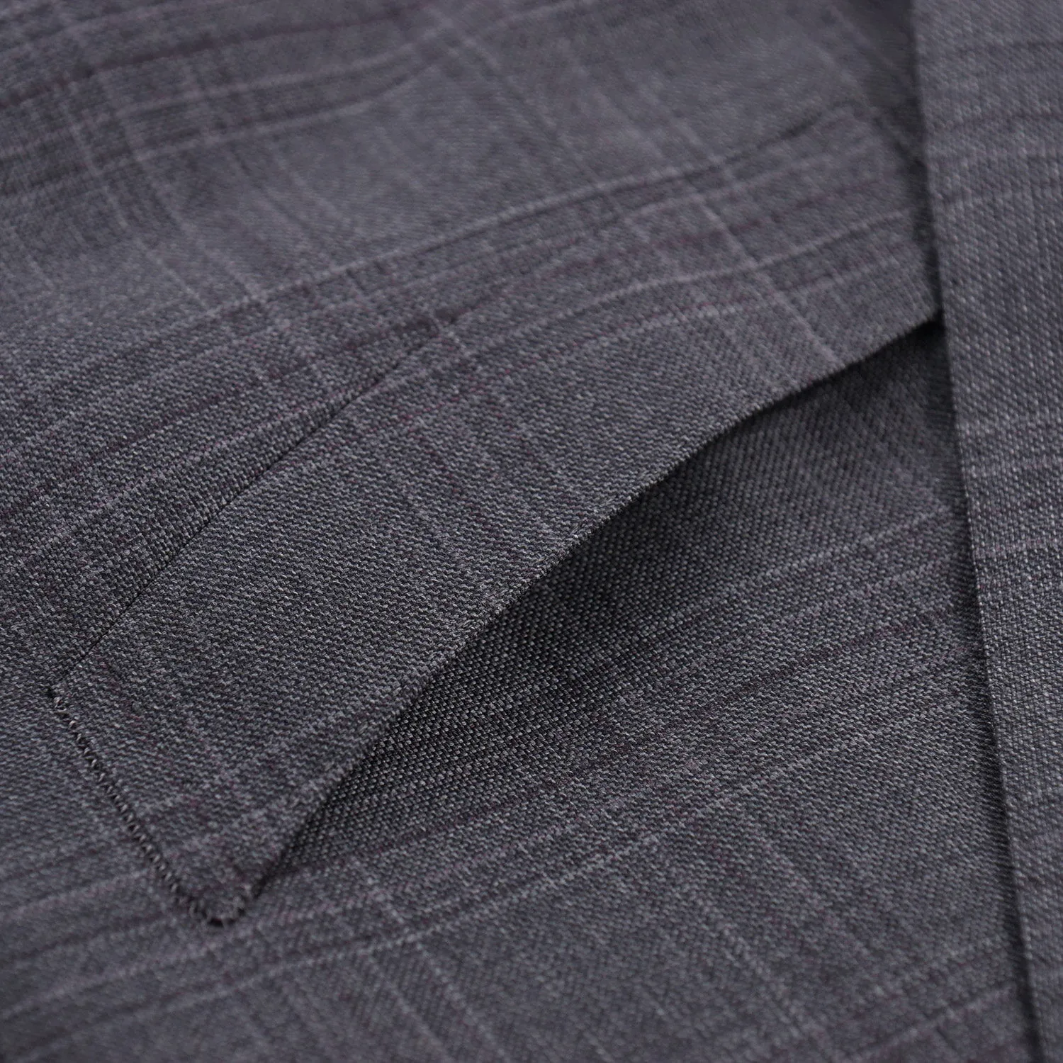 Ermenegildo Zegna Gray Check 'Trofeo' Wool Suit