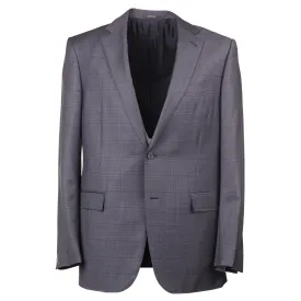 Ermenegildo Zegna Gray Check 'Trofeo' Wool Suit