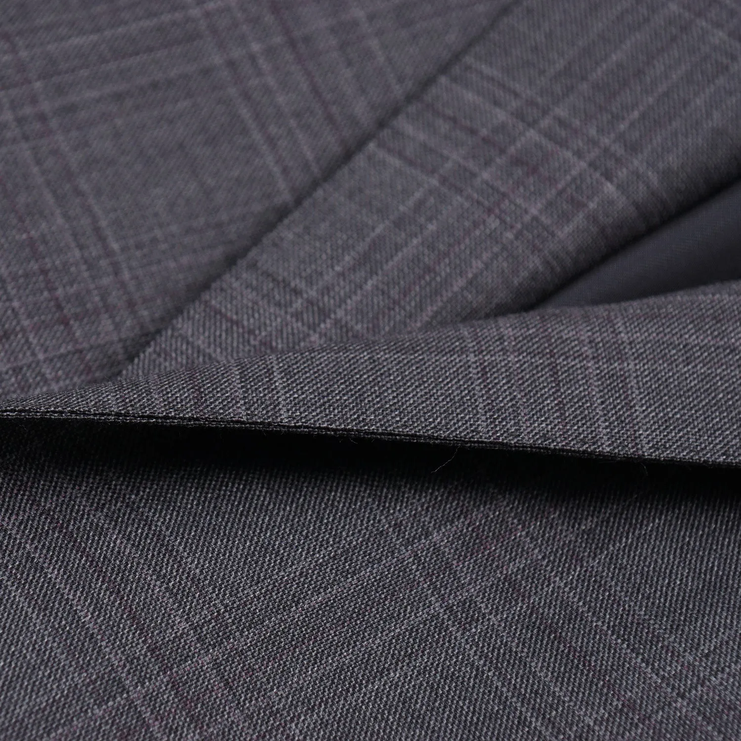 Ermenegildo Zegna Gray Check 'Trofeo' Wool Suit