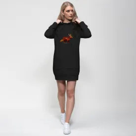 Fire Bull Premium Adult Hoodie Dress