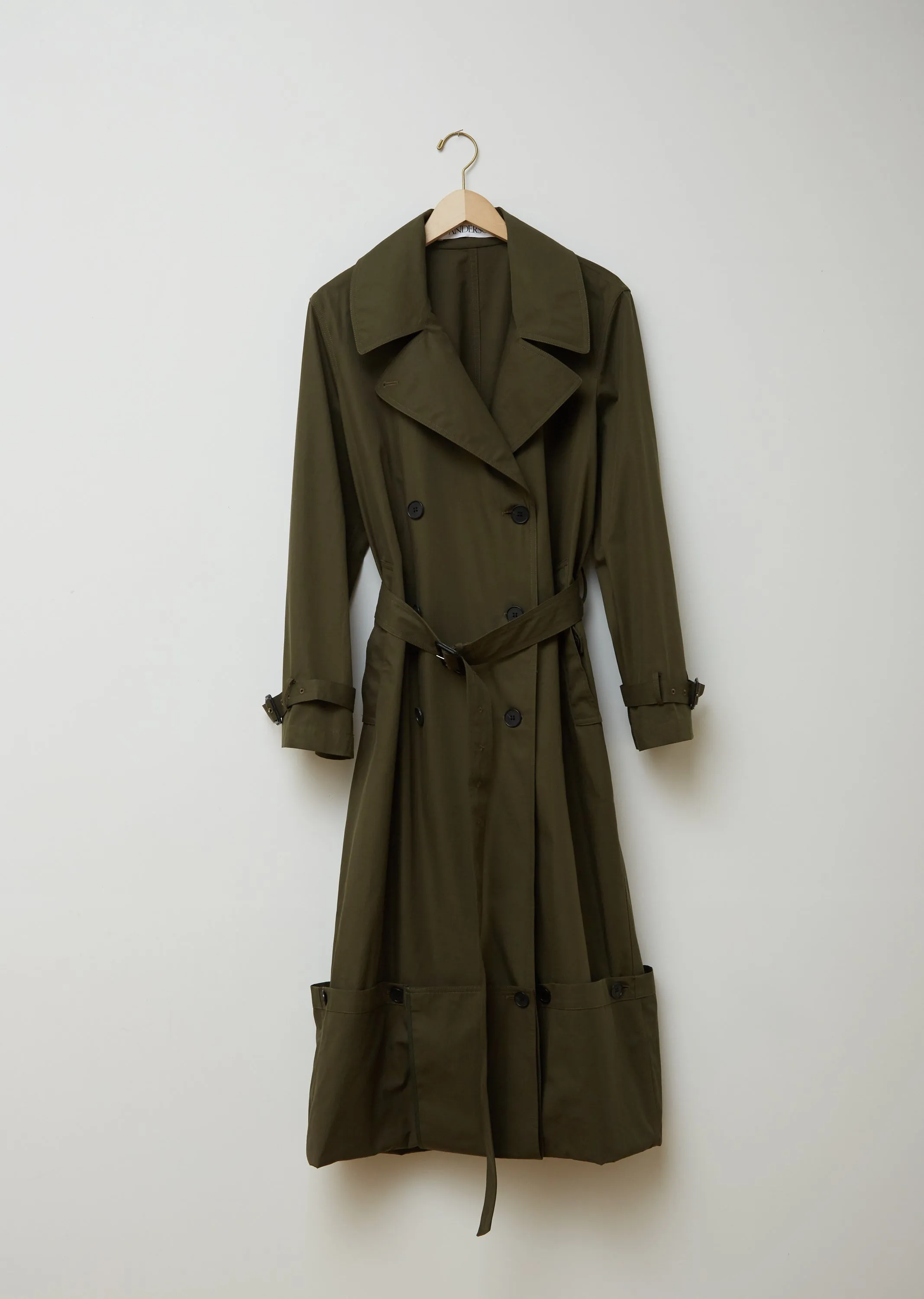 Fold Up Hem Trench Coat