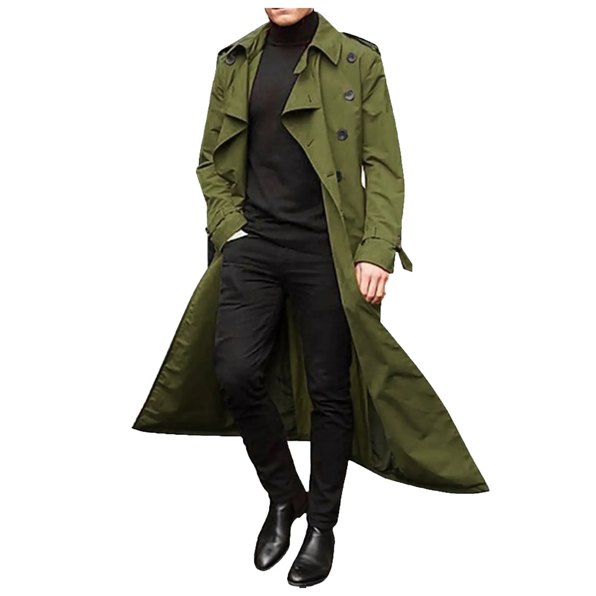 Funki Buys | Jackets | Men's Long Windbreak | Trench Coat