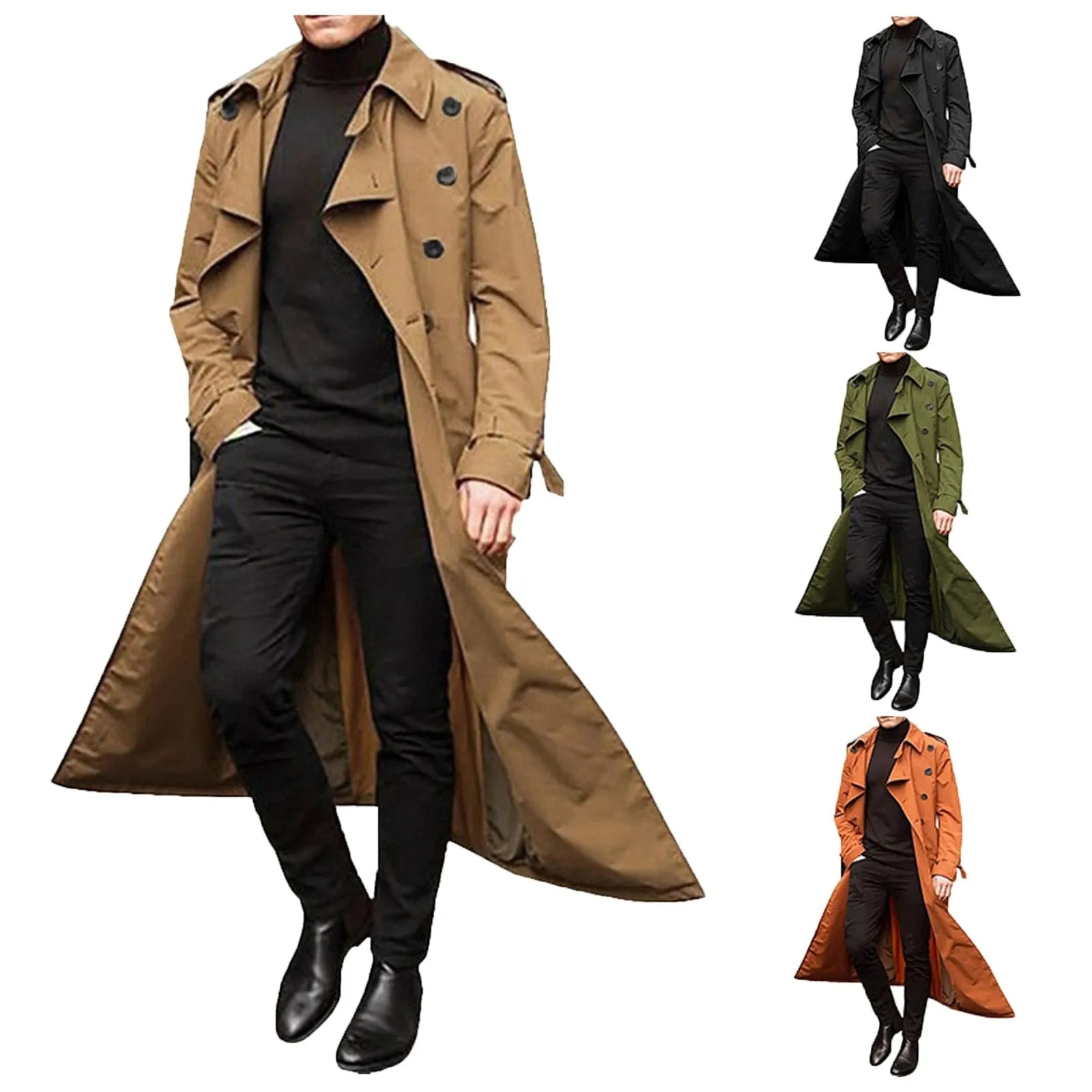 Funki Buys | Jackets | Men's Long Windbreak | Trench Coat