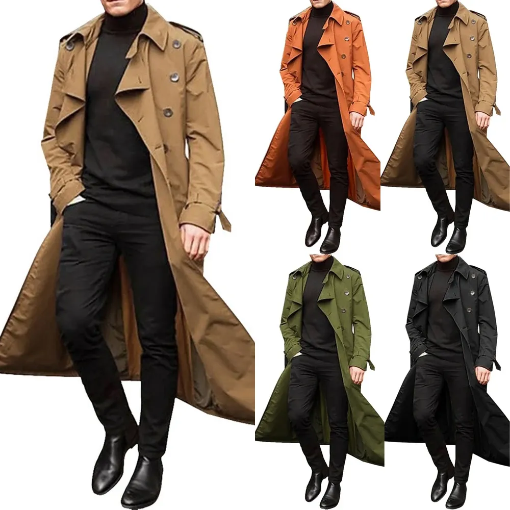 Funki Buys | Jackets | Men's Long Windbreak | Trench Coat