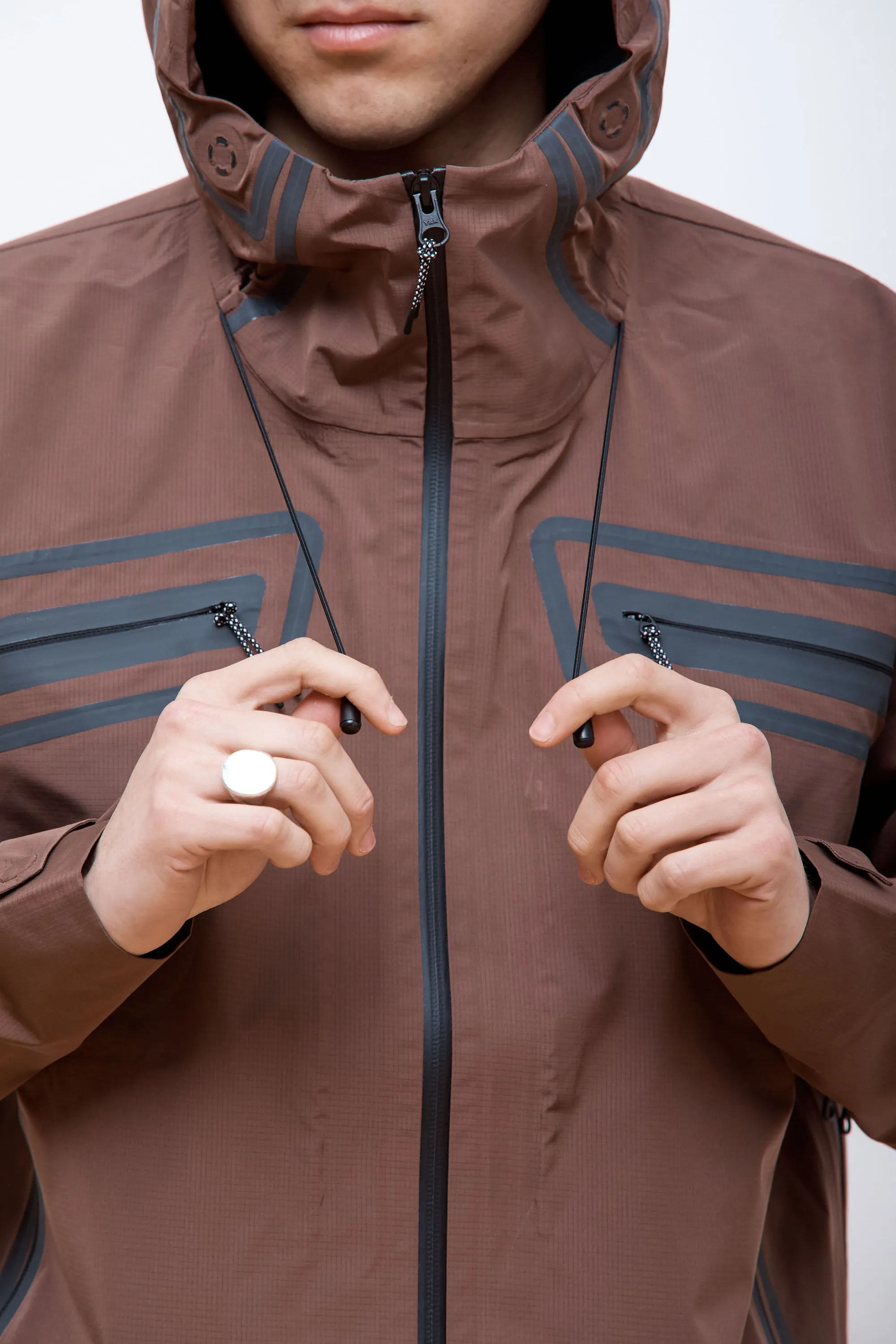 Hardshell Jacket US Brown