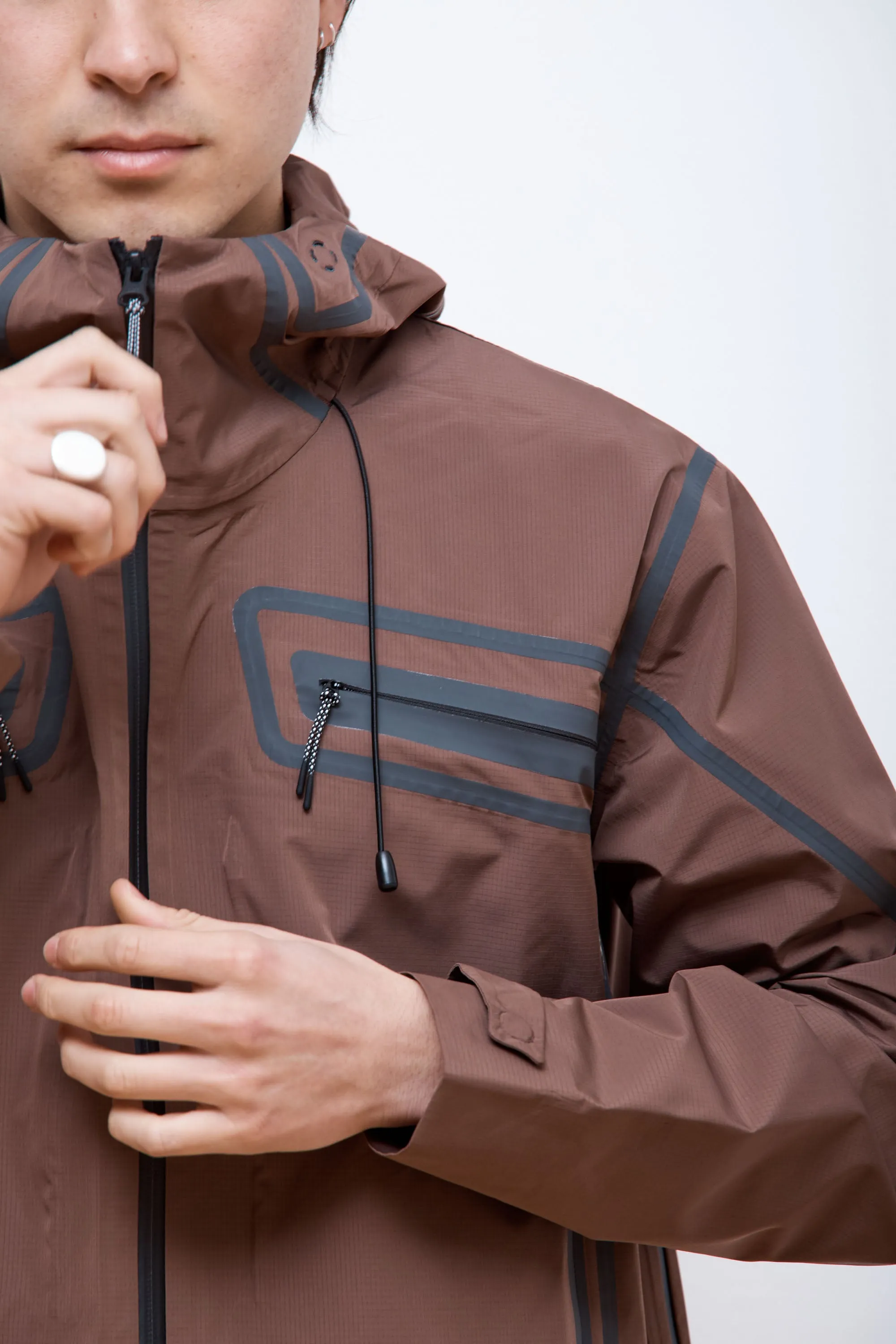 Hardshell Jacket US Brown