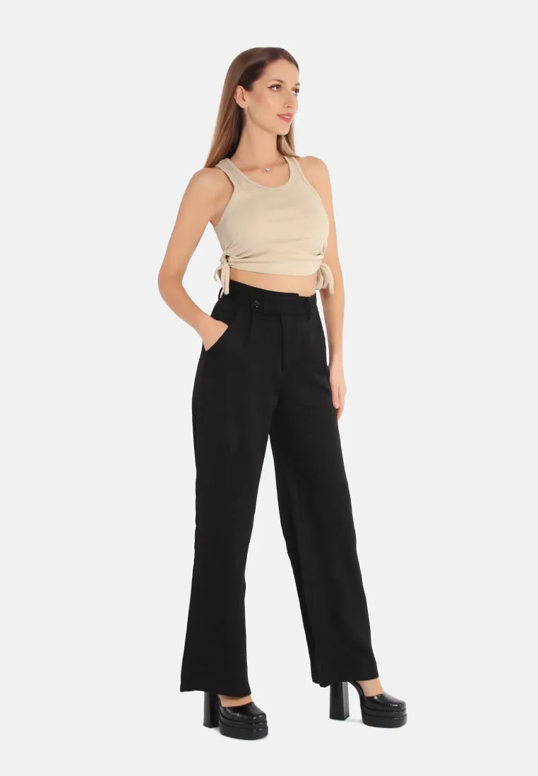 High Waist Flared Pants