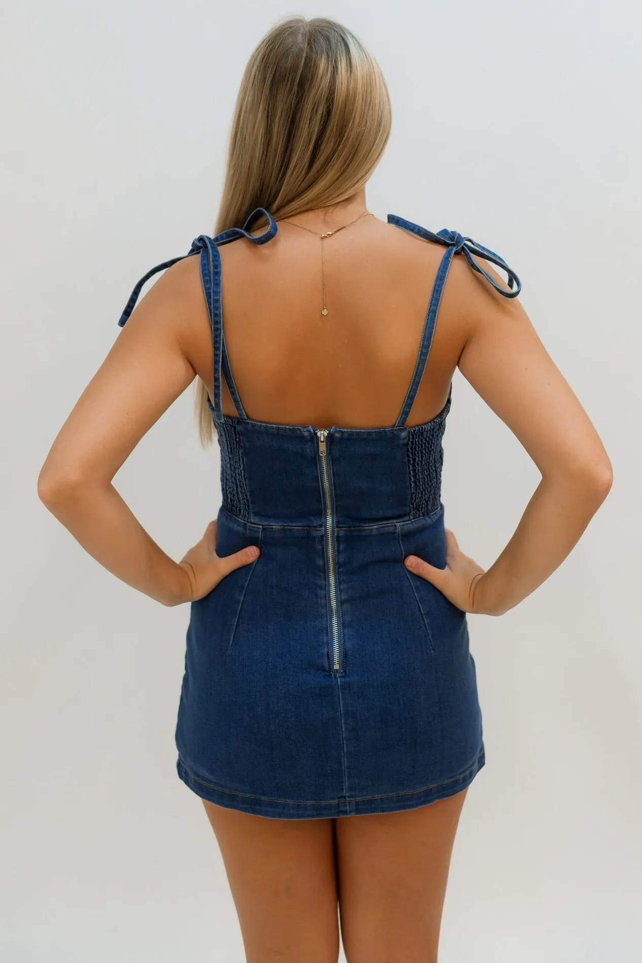 Highway Denim Romper - Light