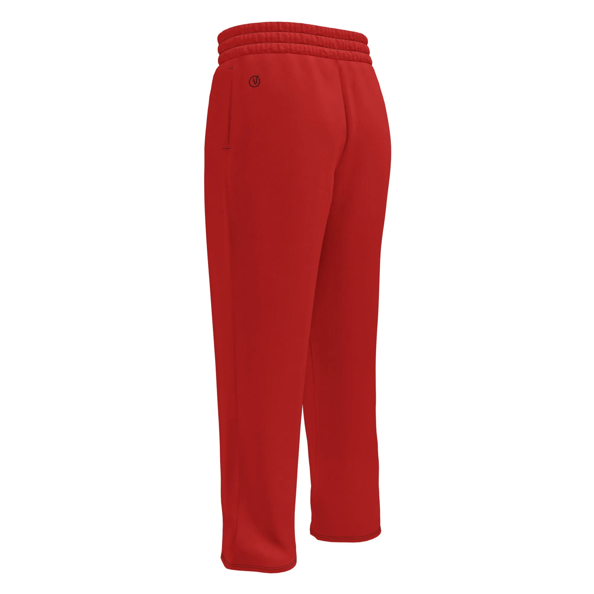 Humble Sportswear™ Corsa Red Wide-leg Joggers