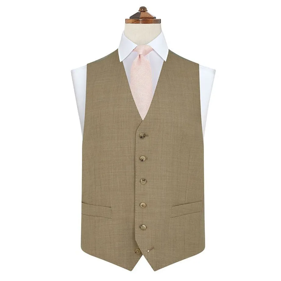 Hyde Sand Tropical Twist Wool Waistcoat