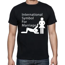 International Symbol for Marriage  T-shirt Funny Shirts