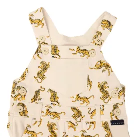 Korango - Tiger Print Cotton Overall Tapioca