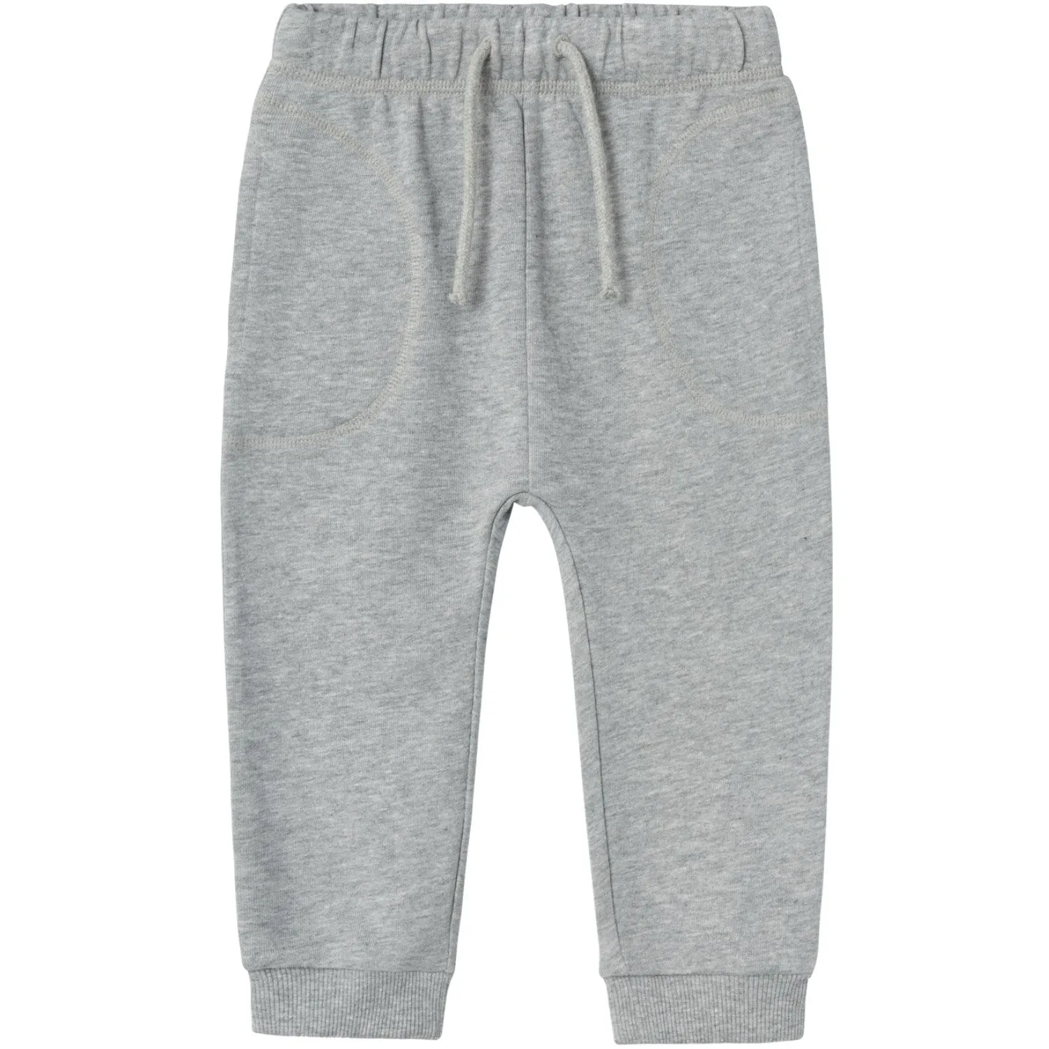 Lil'Atelier Grey Melange Lander Loose Sweatpants