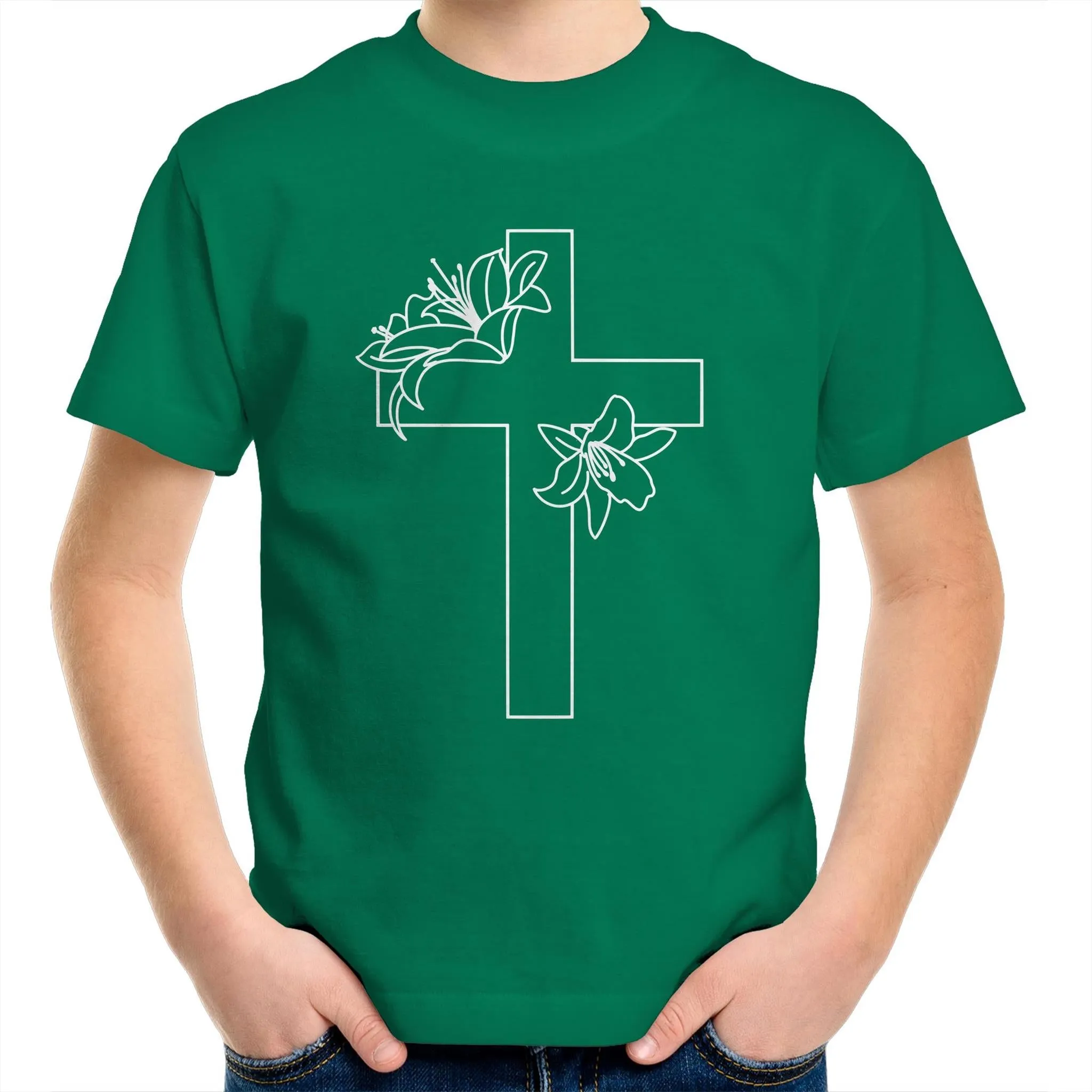 Lilies Cross Kids & Youth T-Shirt