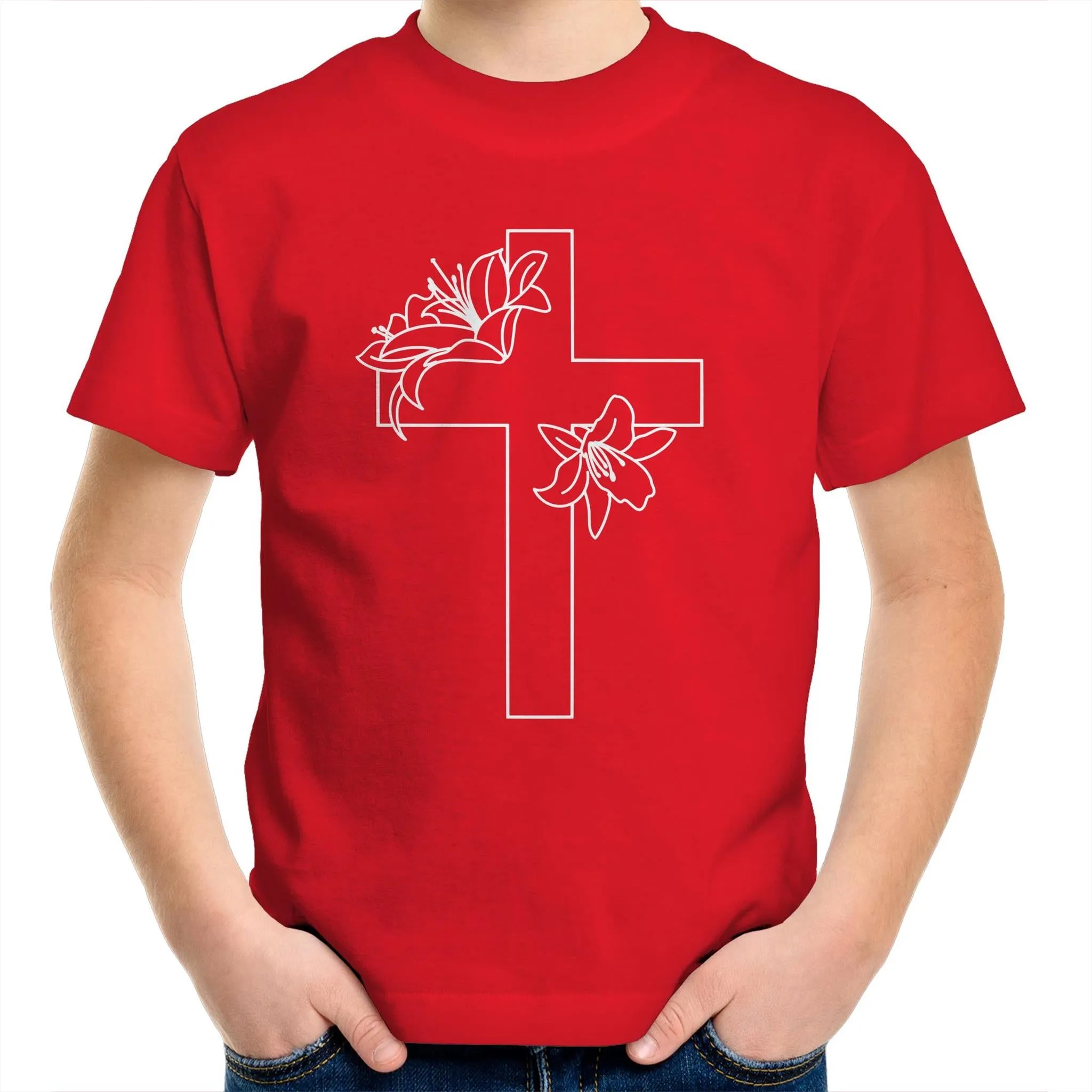 Lilies Cross Kids & Youth T-Shirt