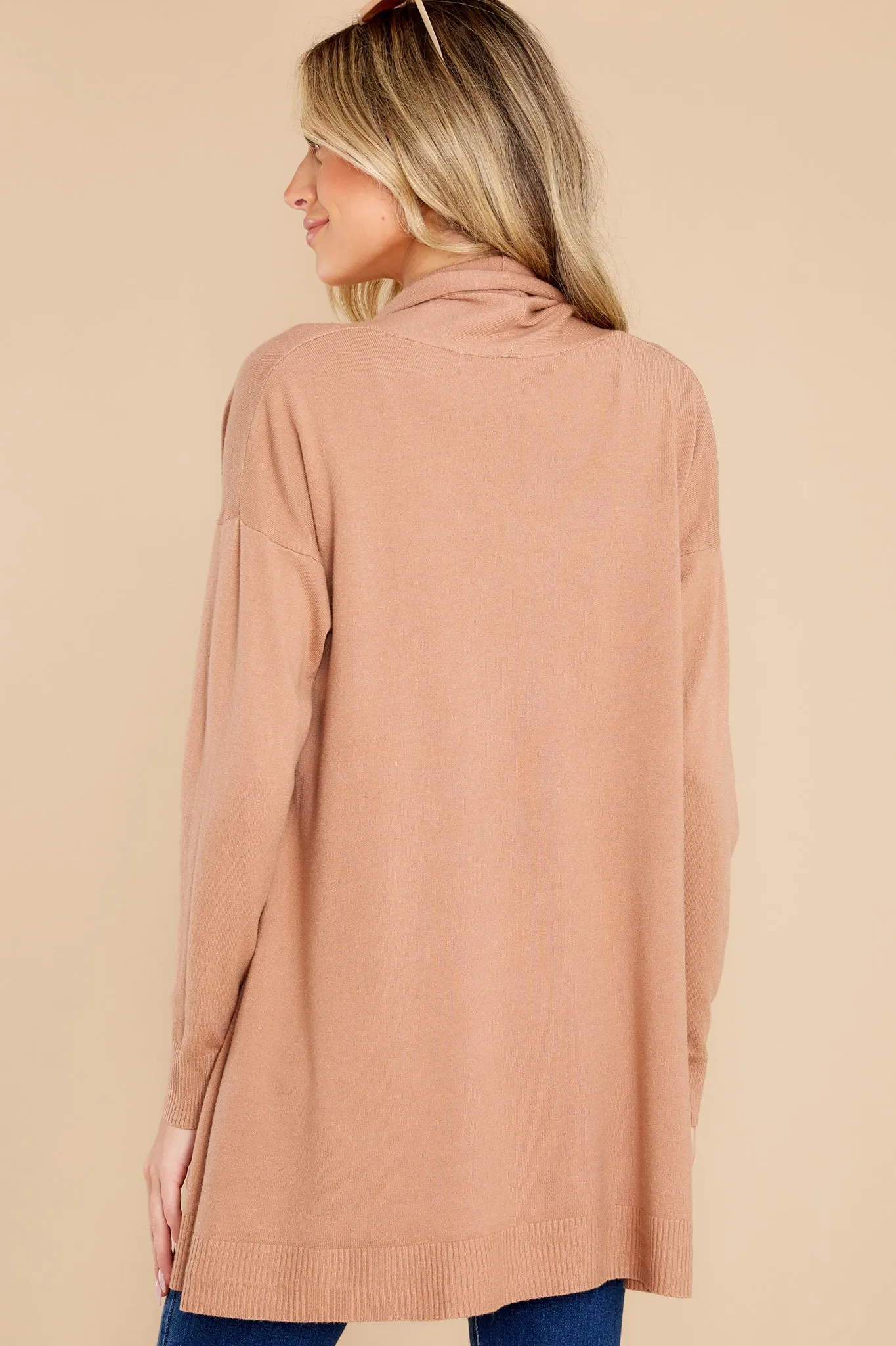 Lovely Weather Dusty Camel Cardigan