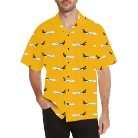 MD11 UPS YELLOW HAWAIIAN SHIRT