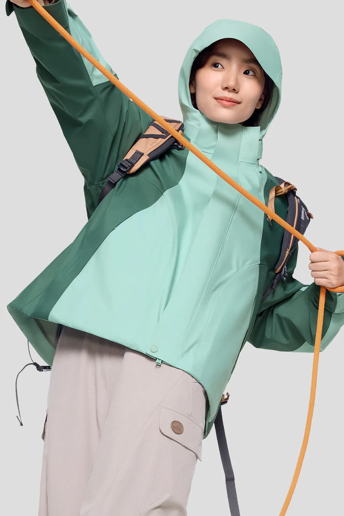 ModuWarm - Women's Detachable Hood Jacket