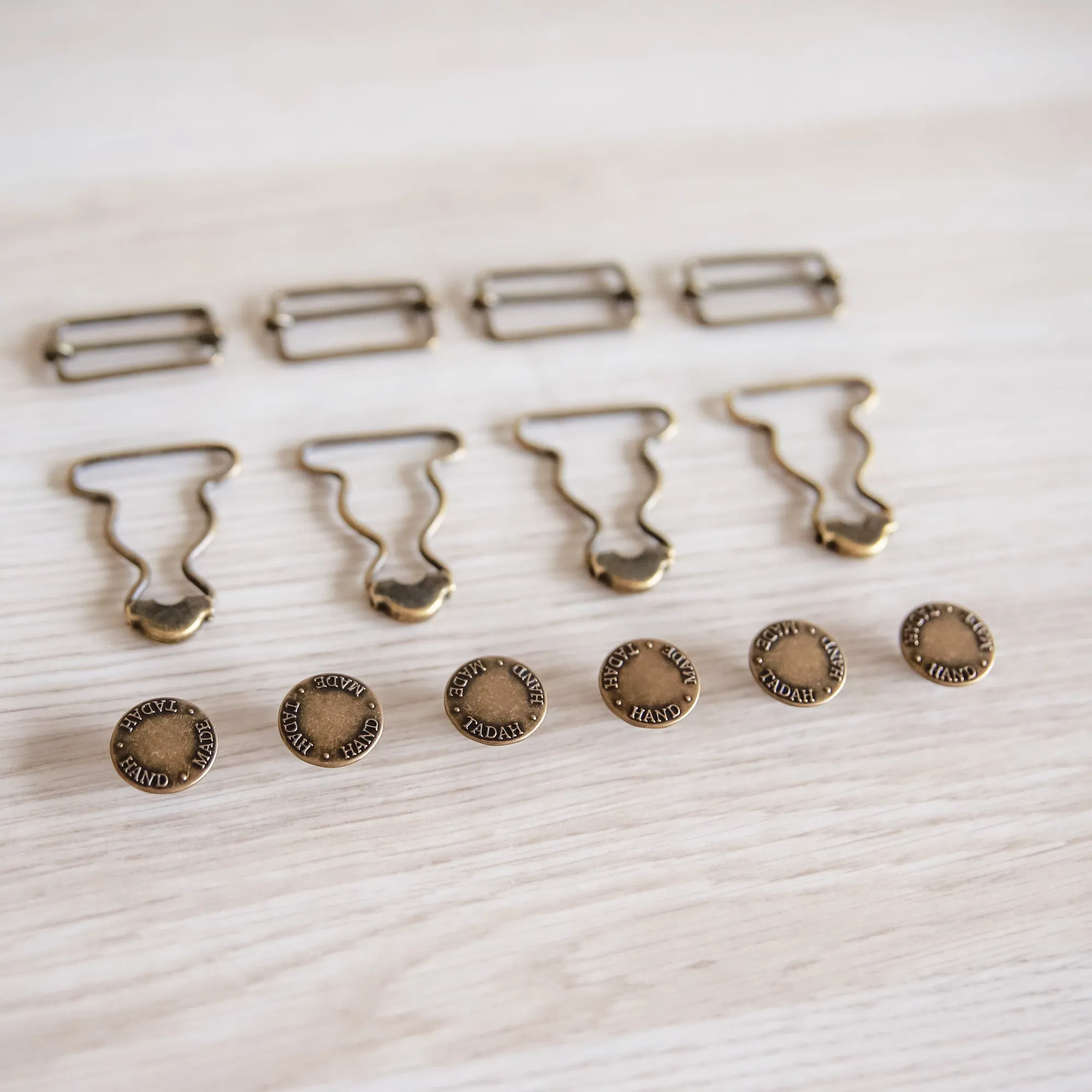 Overalls Hardware Kit ~ 32mm ~ Kids & Teen size